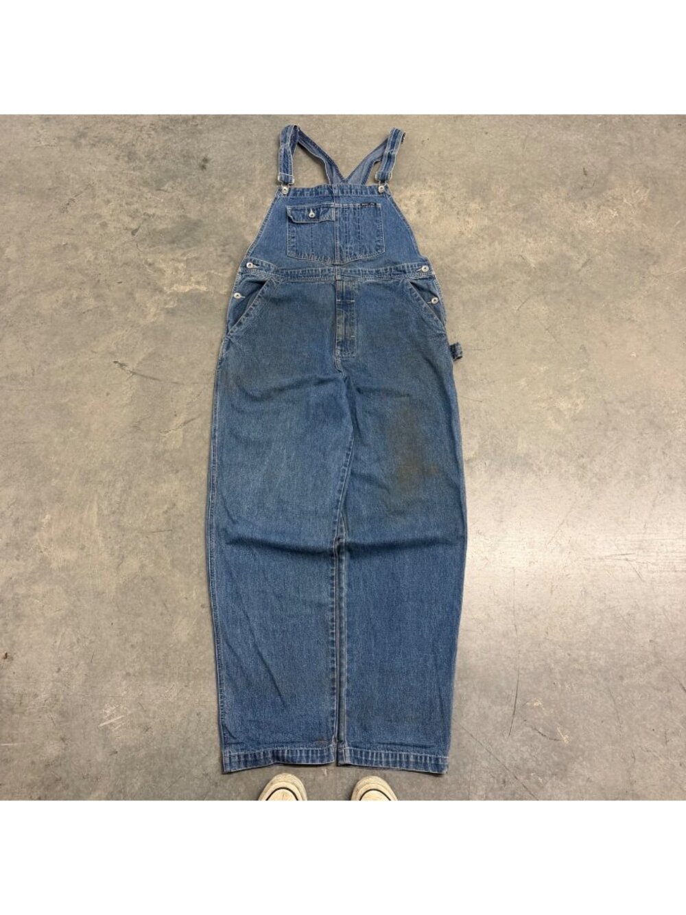 DKNY Jeans 1990s Denim Bib Overalls Size M